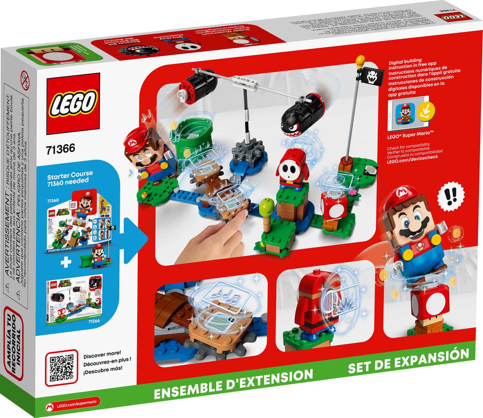 LEGO Super Mario Boomer Bill Barrage Set (71366)