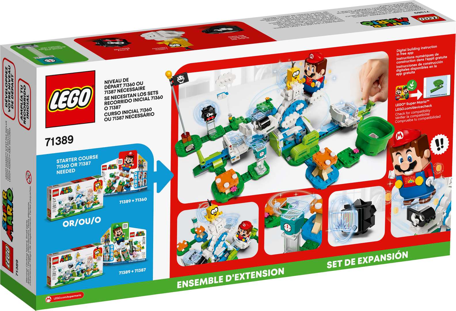 LEGO Super Mario Lakota Sky World Set (71389)