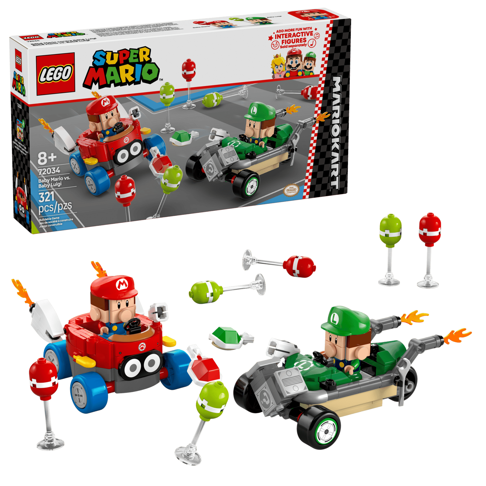LEGO Super Mario Baby Mario vs. Baby Luigi Set (72034)