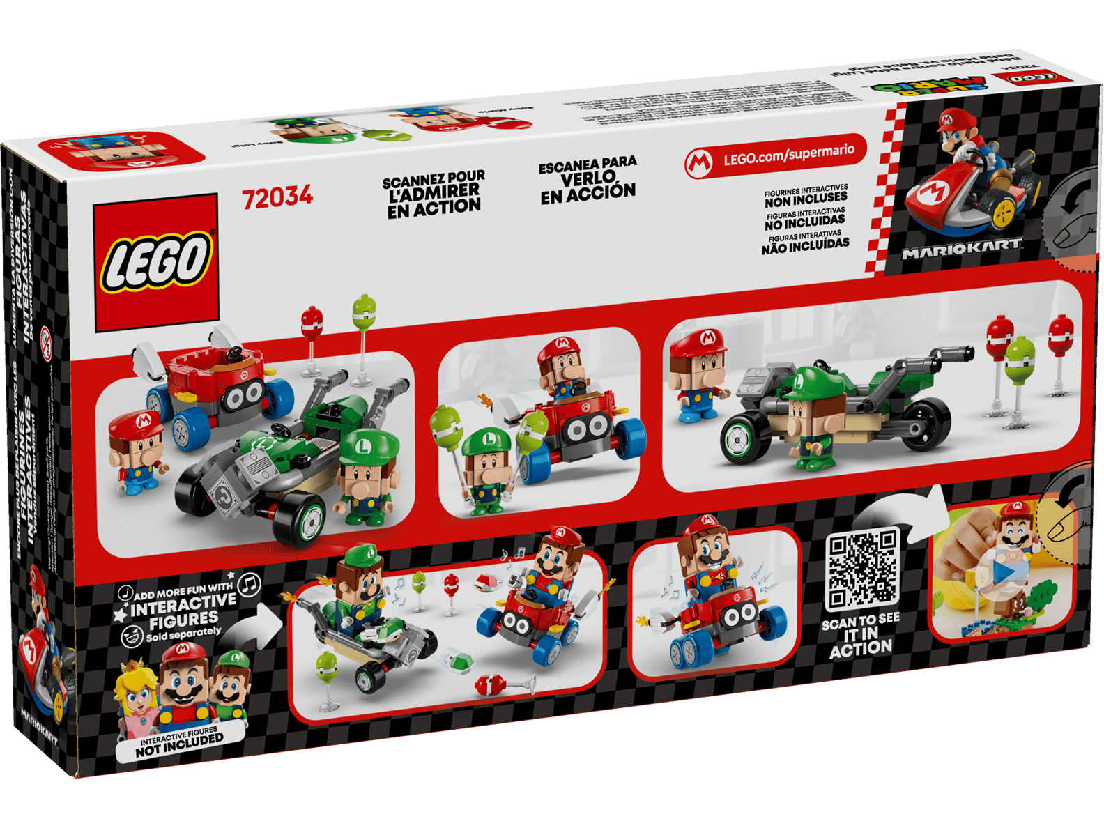 LEGO Super Mario Baby Mario vs. Baby Luigi Set (72034)