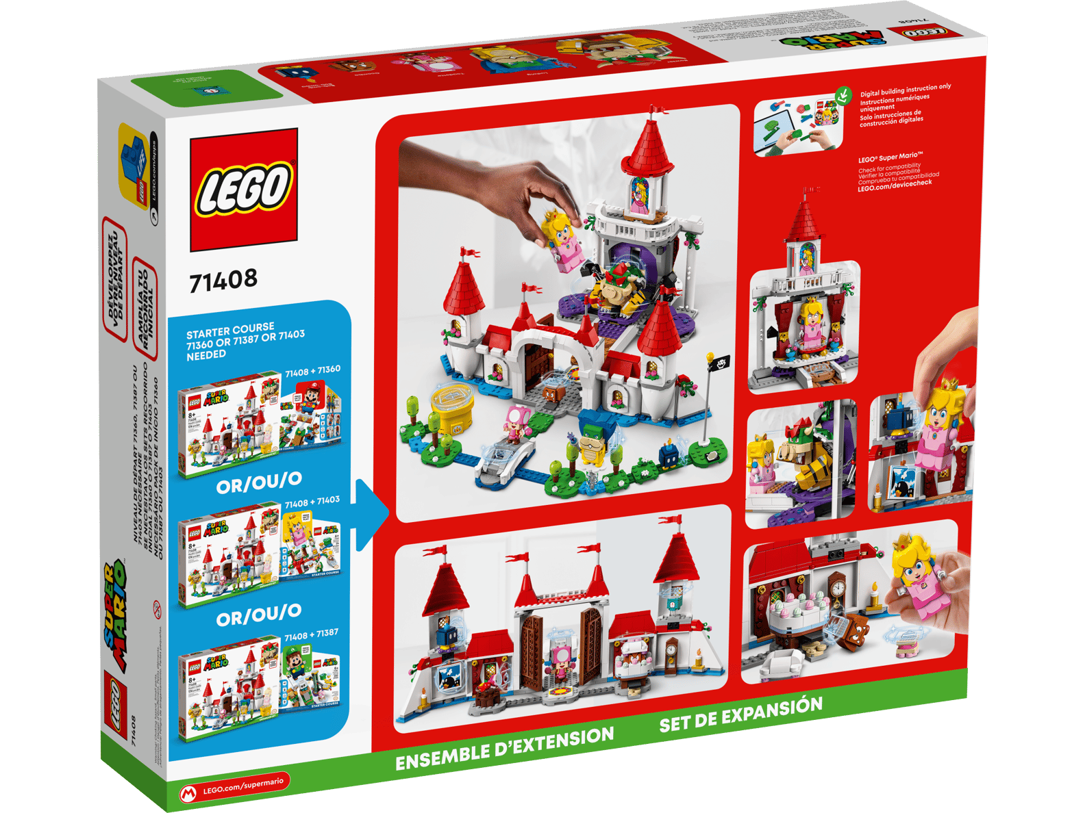 LEGO Super Mario Peach’s Castle Set (71408)