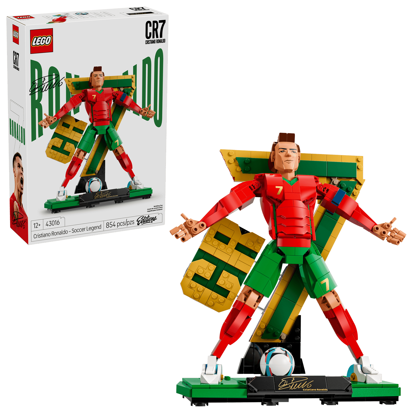 LEGO Editions Cristiano Ronaldo – Soccer Legend Set (43016)