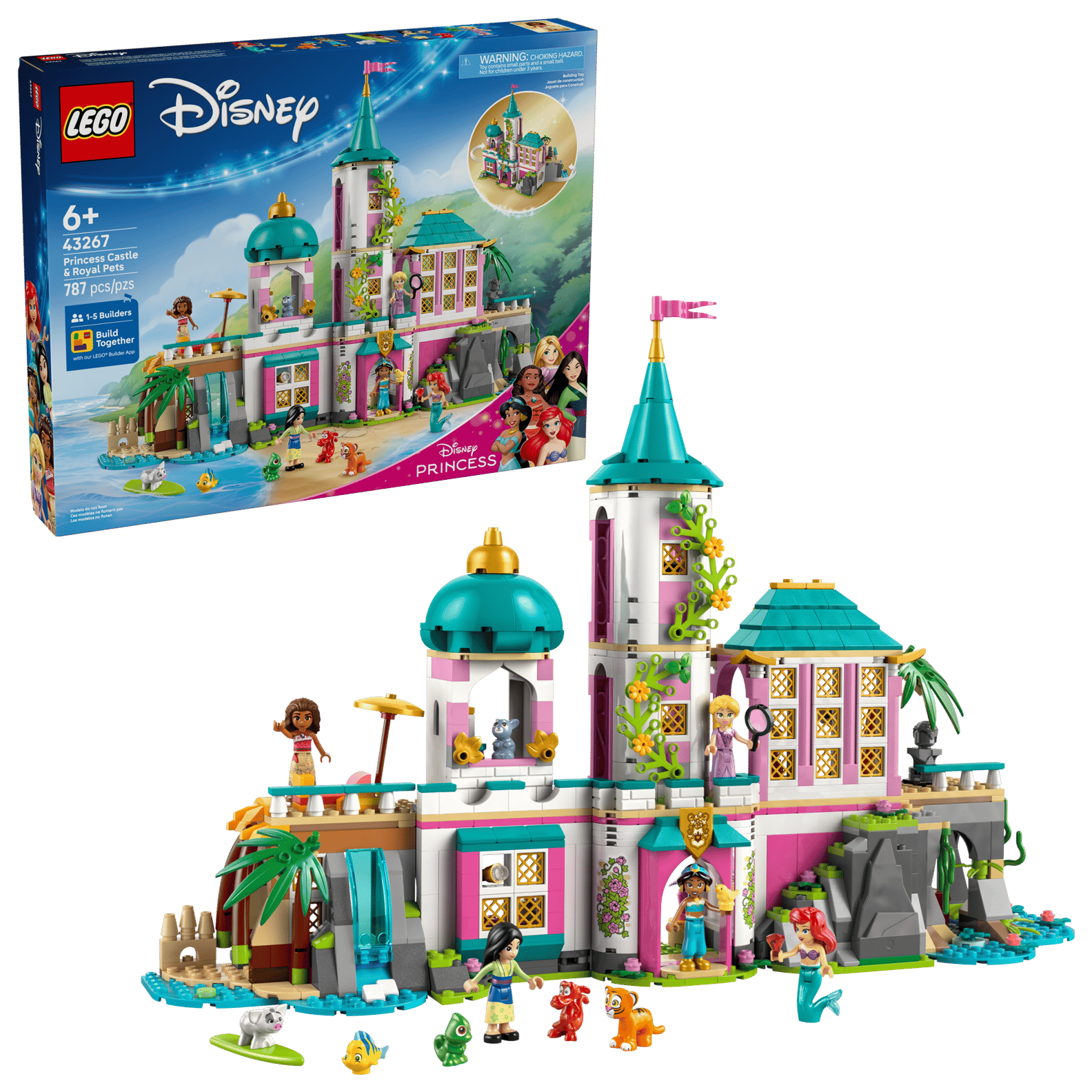 LEGO Disney Princess Castle & Royal Pets Set (43267)