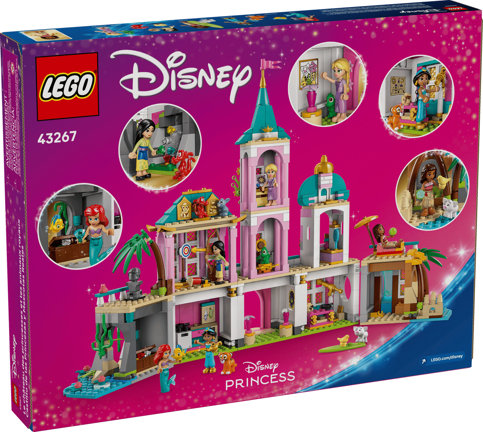 LEGO Disney Princess Castle & Royal Pets Set (43267)