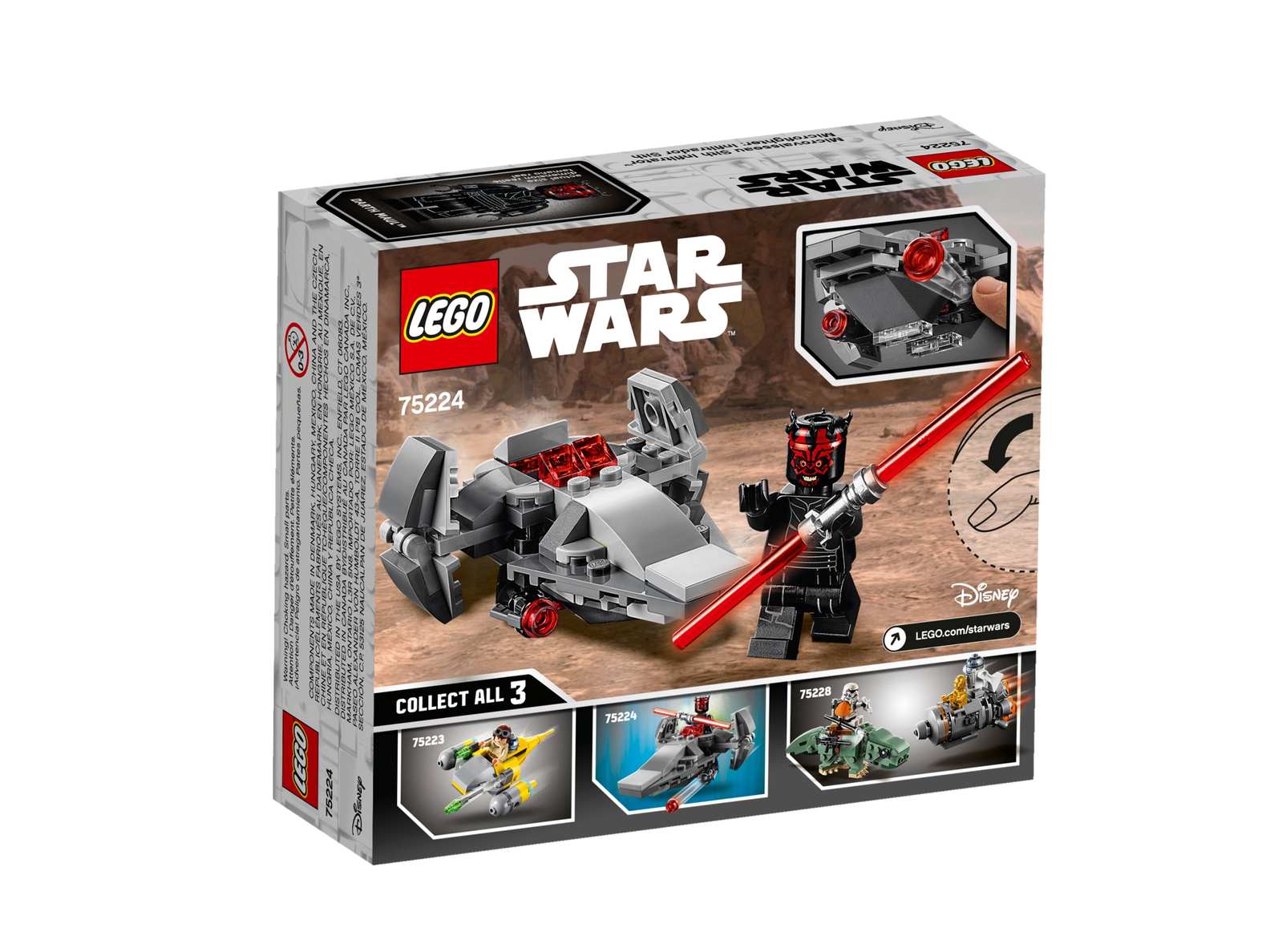 LEGO Star Wars Sith Infiltrator Microfighter Set (75224)