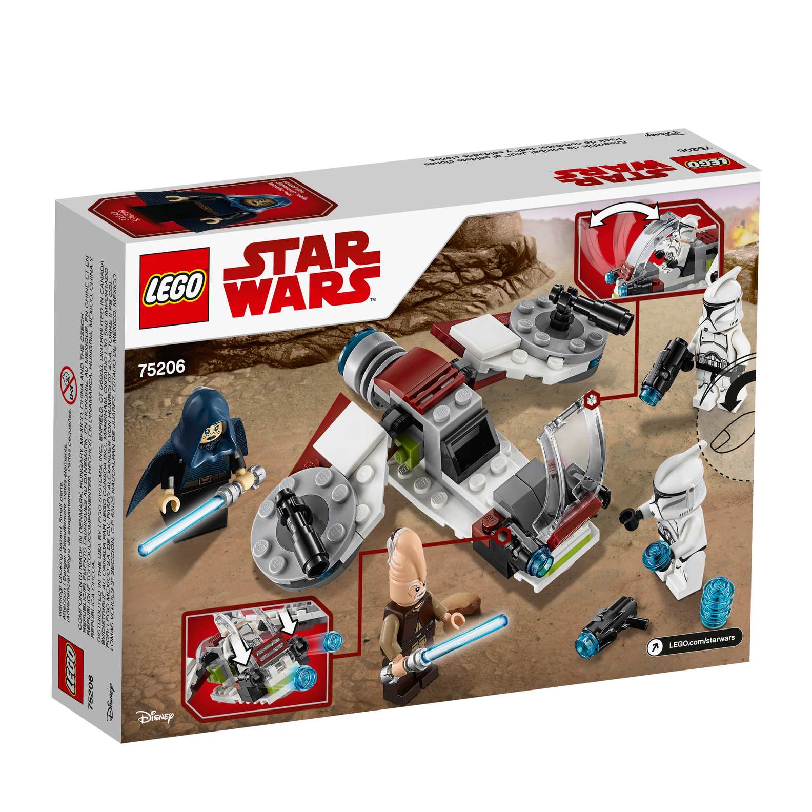 LEGO Star Wars Jedi and Clone Troopers Battle Pack (75206)