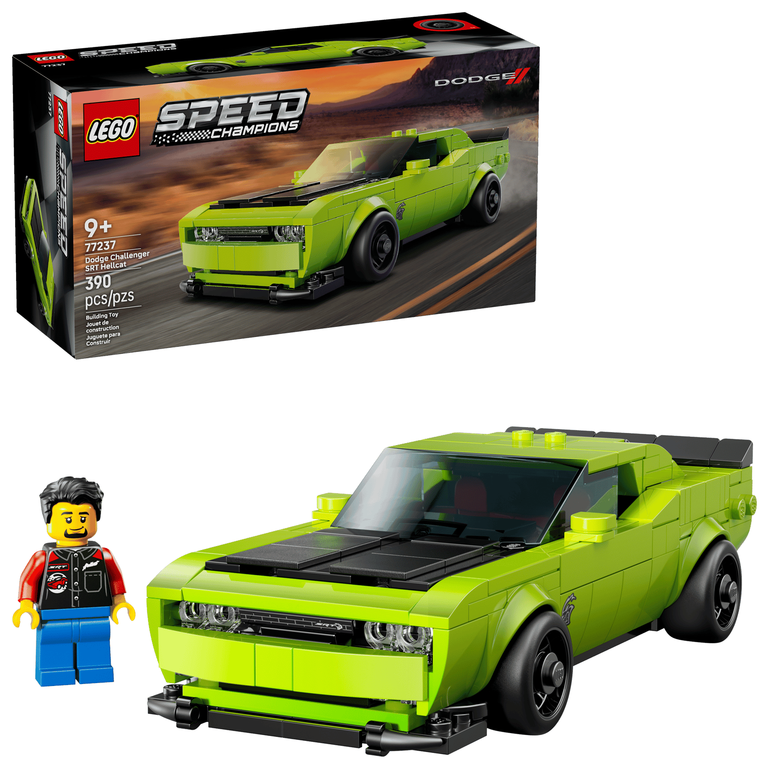 LEGO Speed Champions Dodge Challenger SRT Hellcat Set (77237)