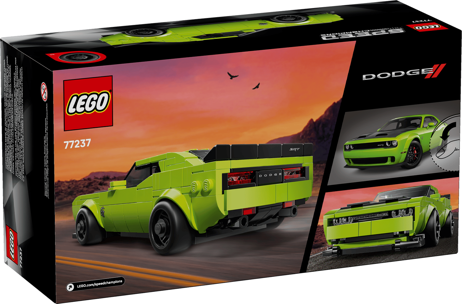 LEGO Speed Champions Dodge Challenger SRT Hellcat Set (77237)
