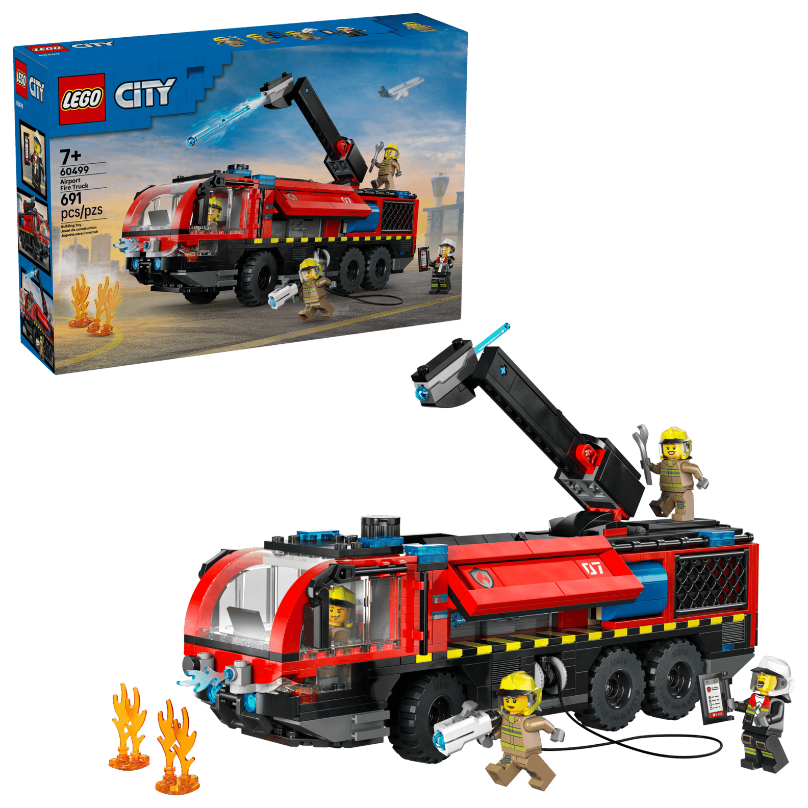 LEGO City Airport Fire Truck Set (60499)
