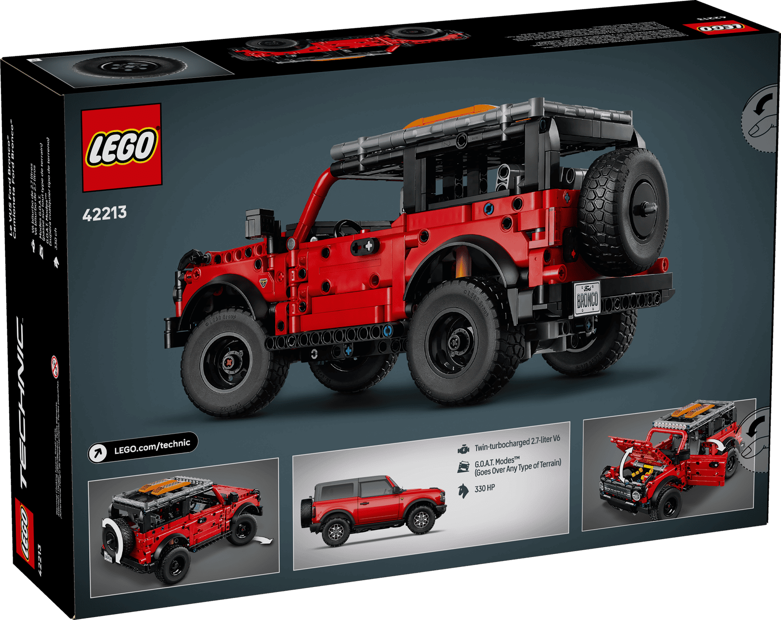 LEGO Technic Ford Bronco SUV Set (42213)