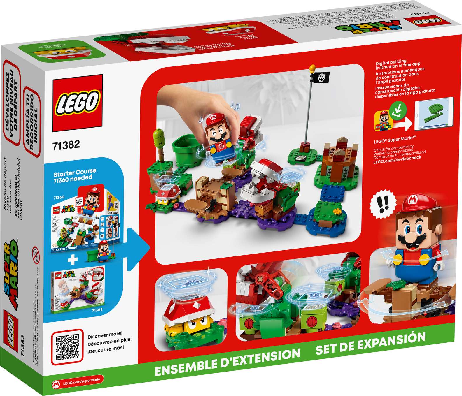 LEGO Super Mario Piranha Plant Puzzling Challenge Set (71382)