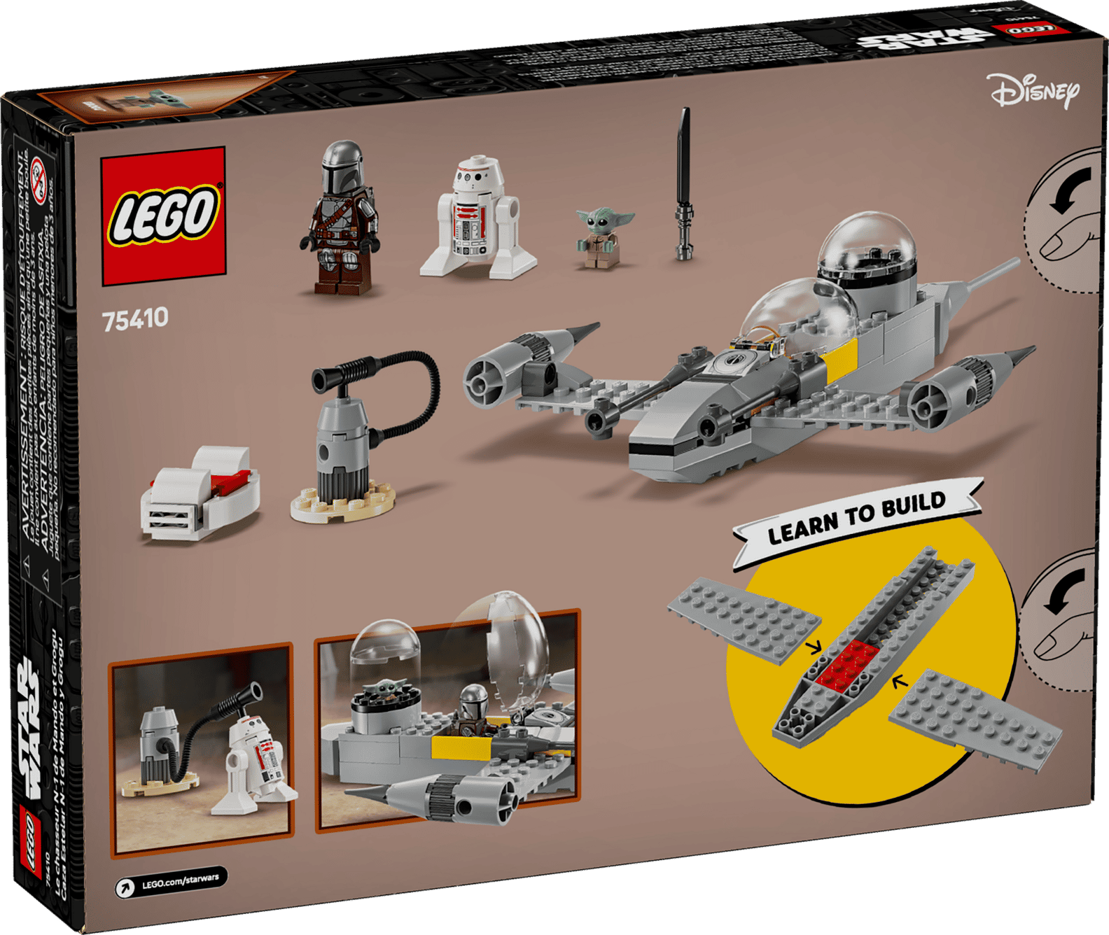 LEGO Star Wars Mando and Grogu’s N-1 Starfighter Set (75410)
