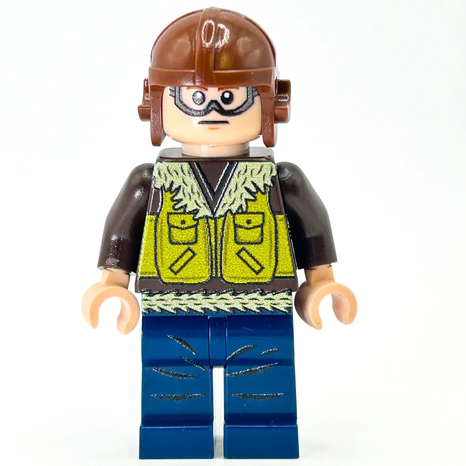 Custom WWII British Pilot Minifigure - Bricks At War