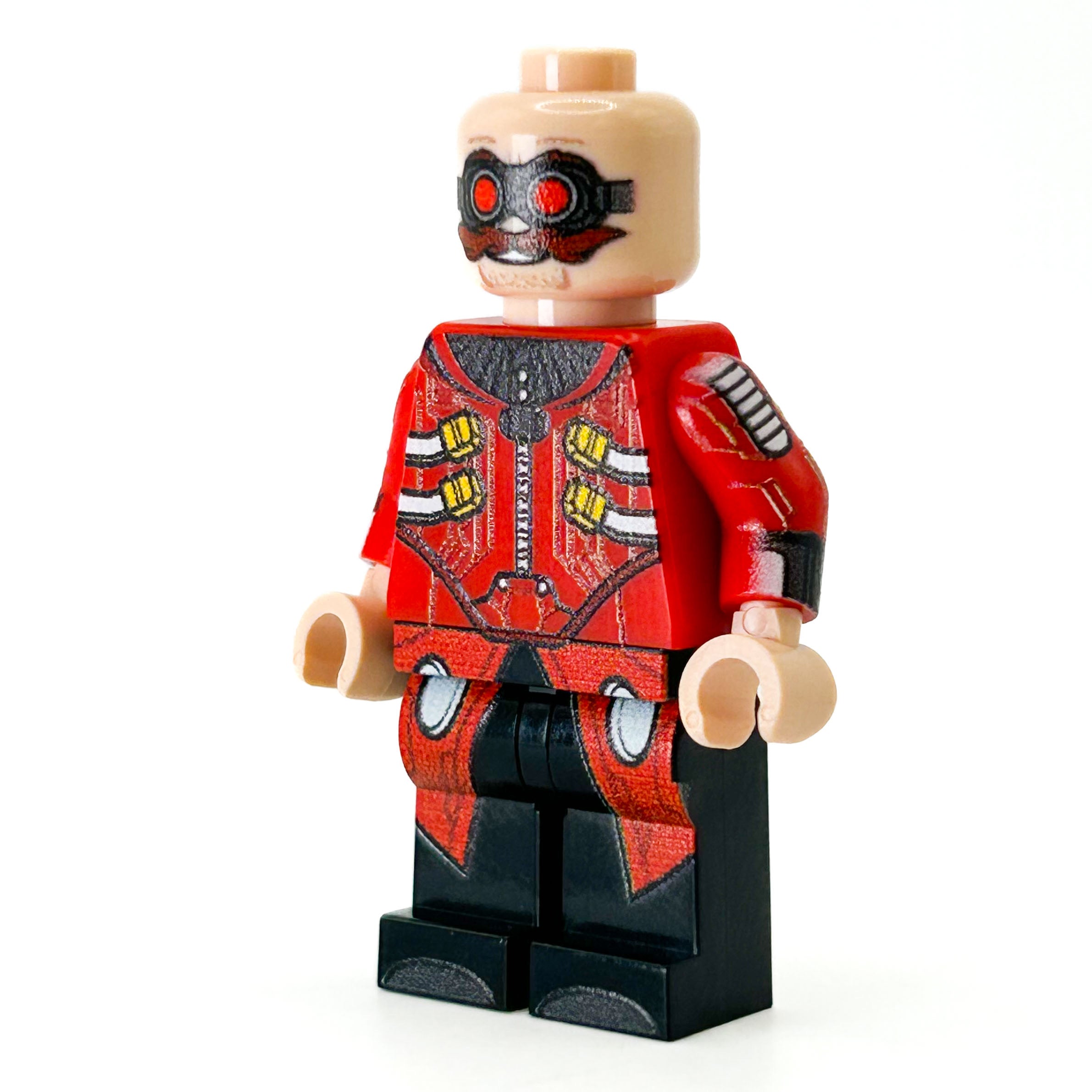 The Egg Baron Minifig made using LEGO parts - B3 Customs