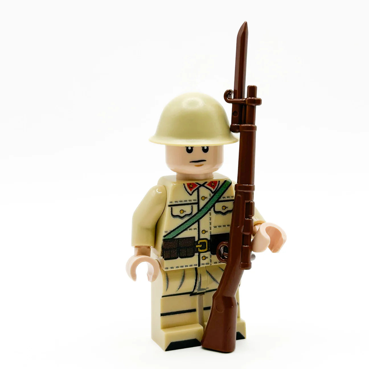 Custom WWII Japanese Soldier Minifigure - Bricks At War