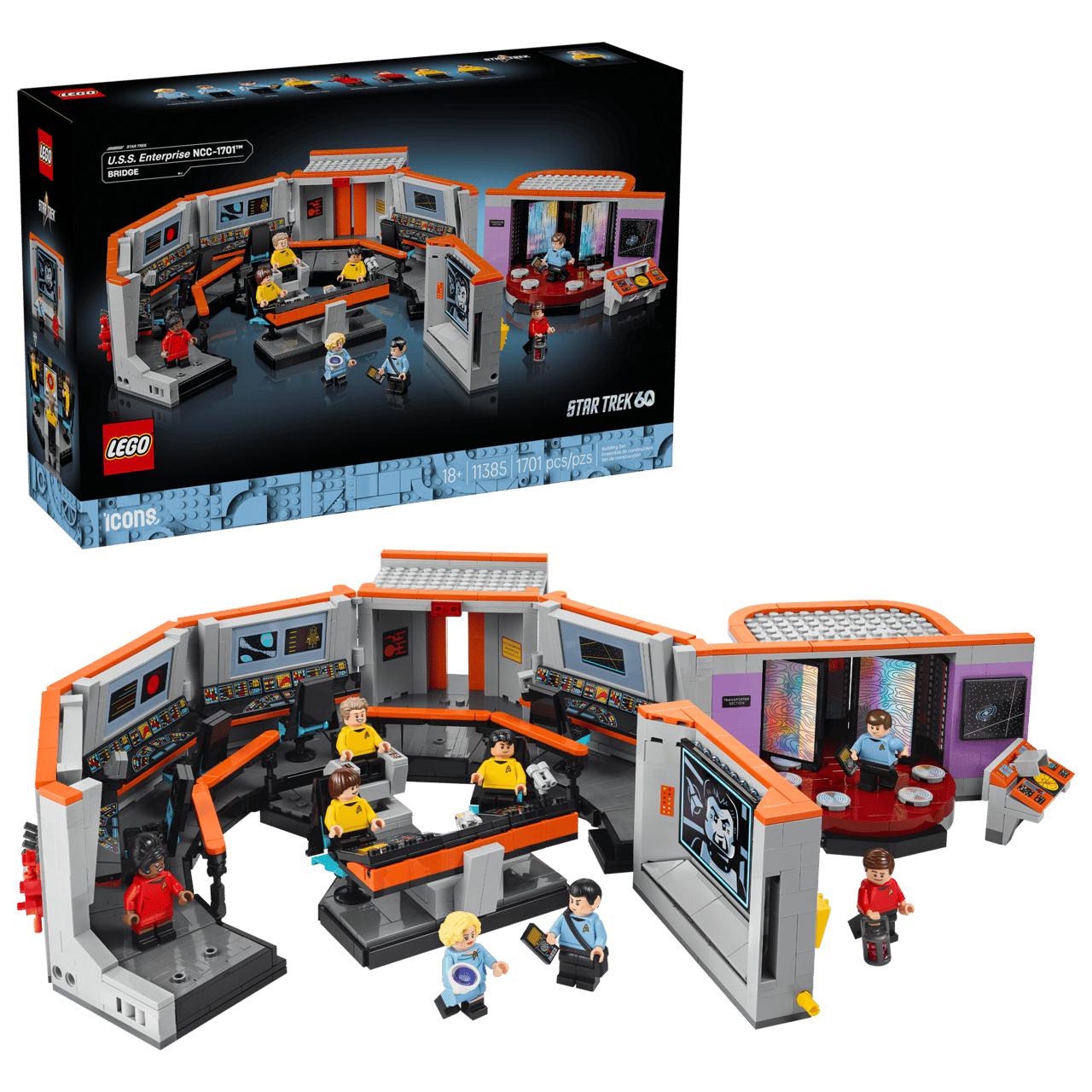 LEGO Icons U.S.S. Enterprise NCC-1701 Bridge Set (11385)