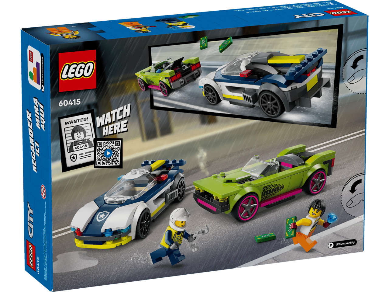 LEGO City Police Car and Muscle Car Chase Set (60415)