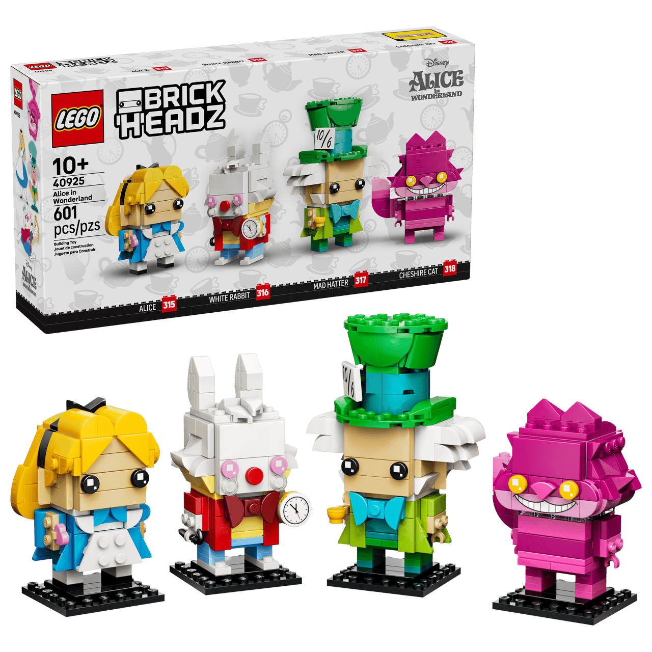 LEGO Disney Brick Headz Alice In Wonderland Set (40925)