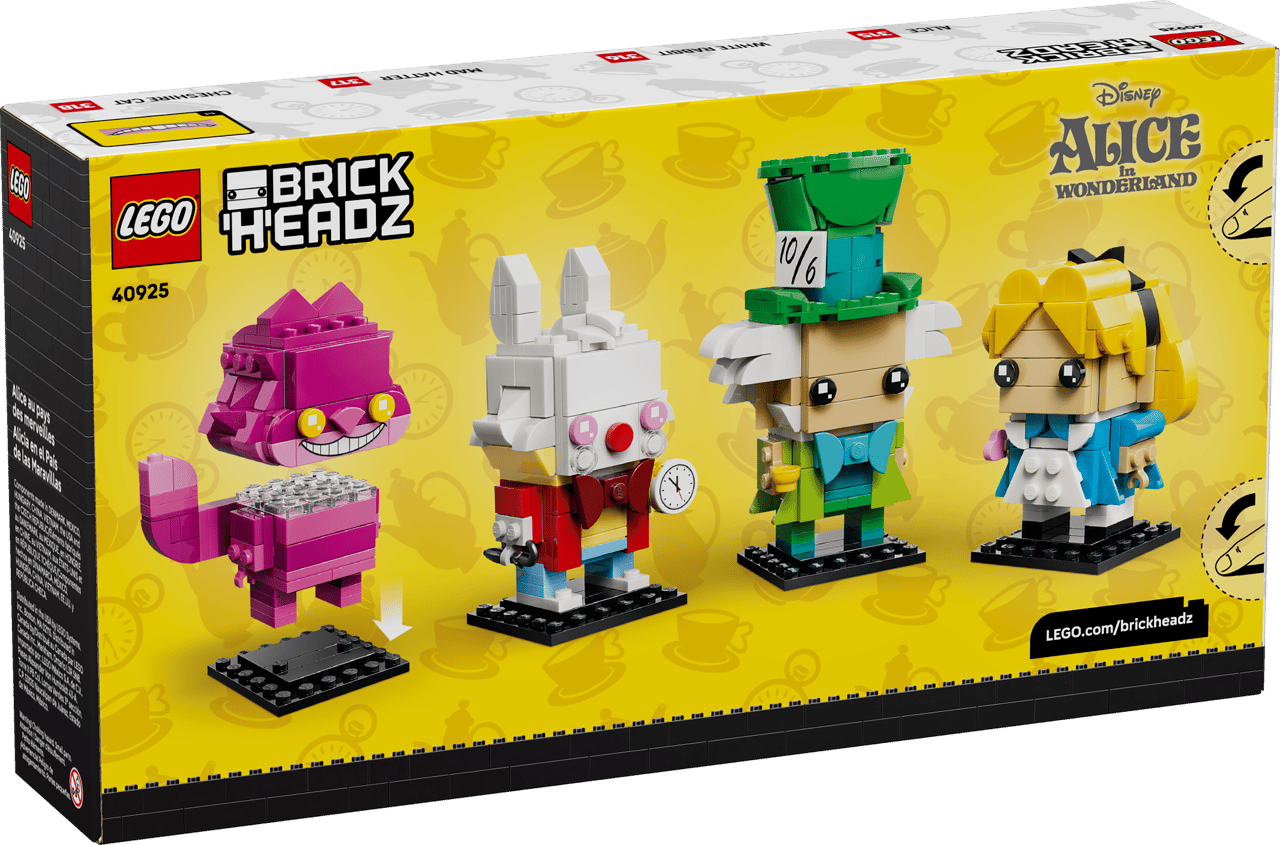 LEGO Disney Brick Headz Alice In Wonderland Set (40925)