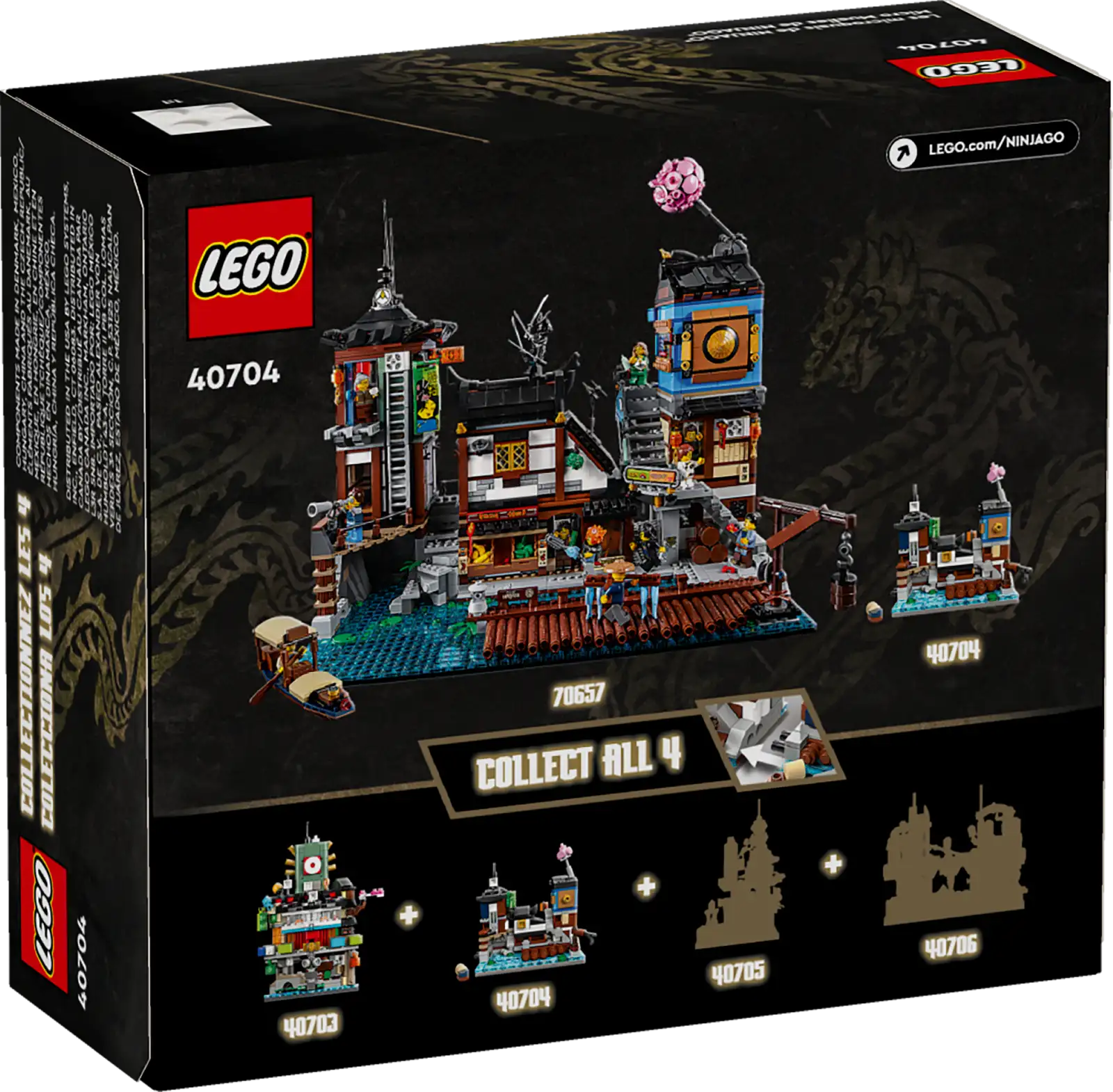 LEGO Ninjago Micro Ninjago Docks Set (40704)