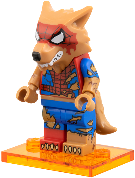 Peter Parker / Werewolf Spider-Man - LEGO Series Spider-Man Across the Spider-Verse Collectible Minifigure 71050 CMF (2025)