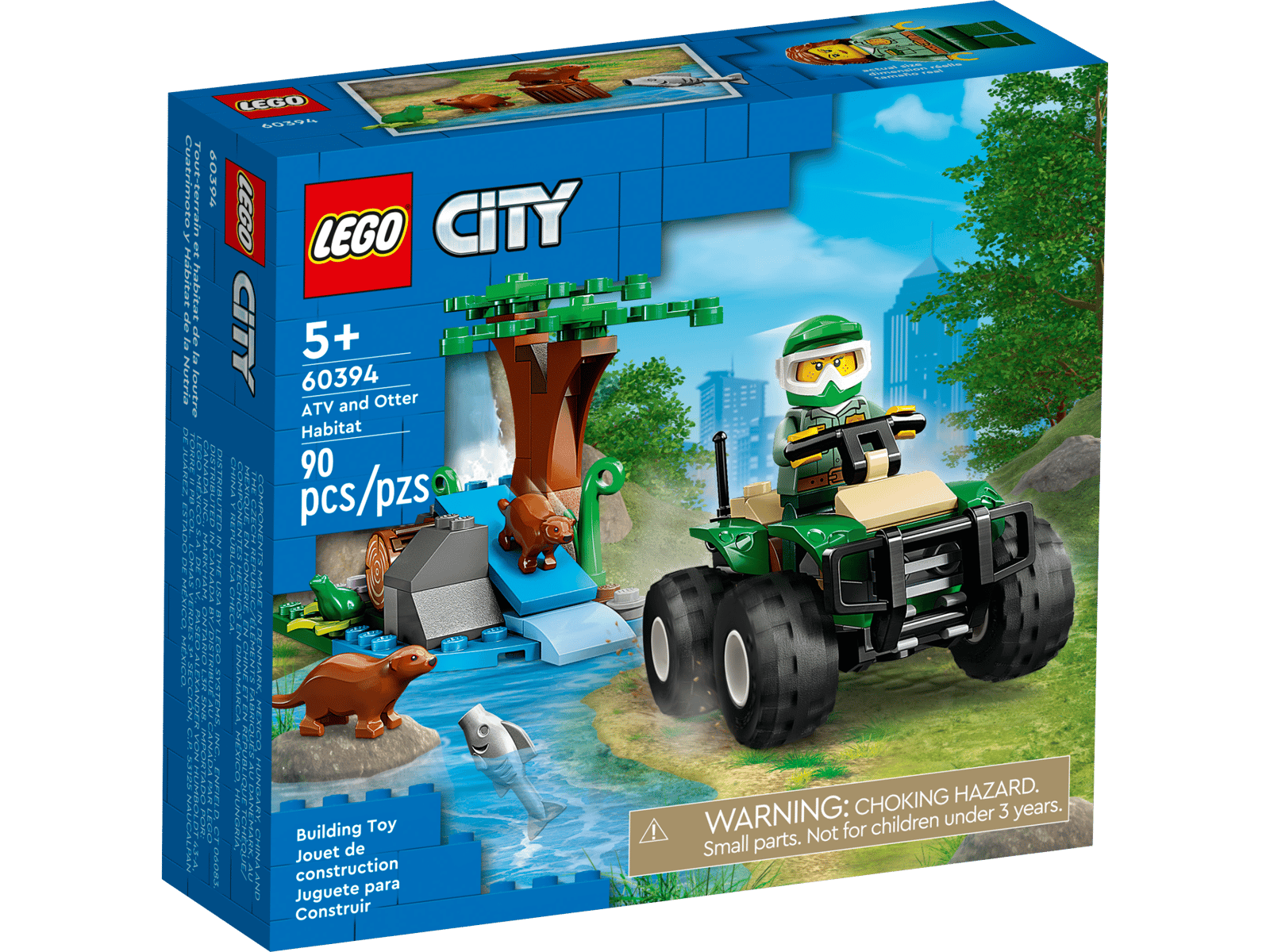 LEGO City ATV and otter Habitat Set (60394)