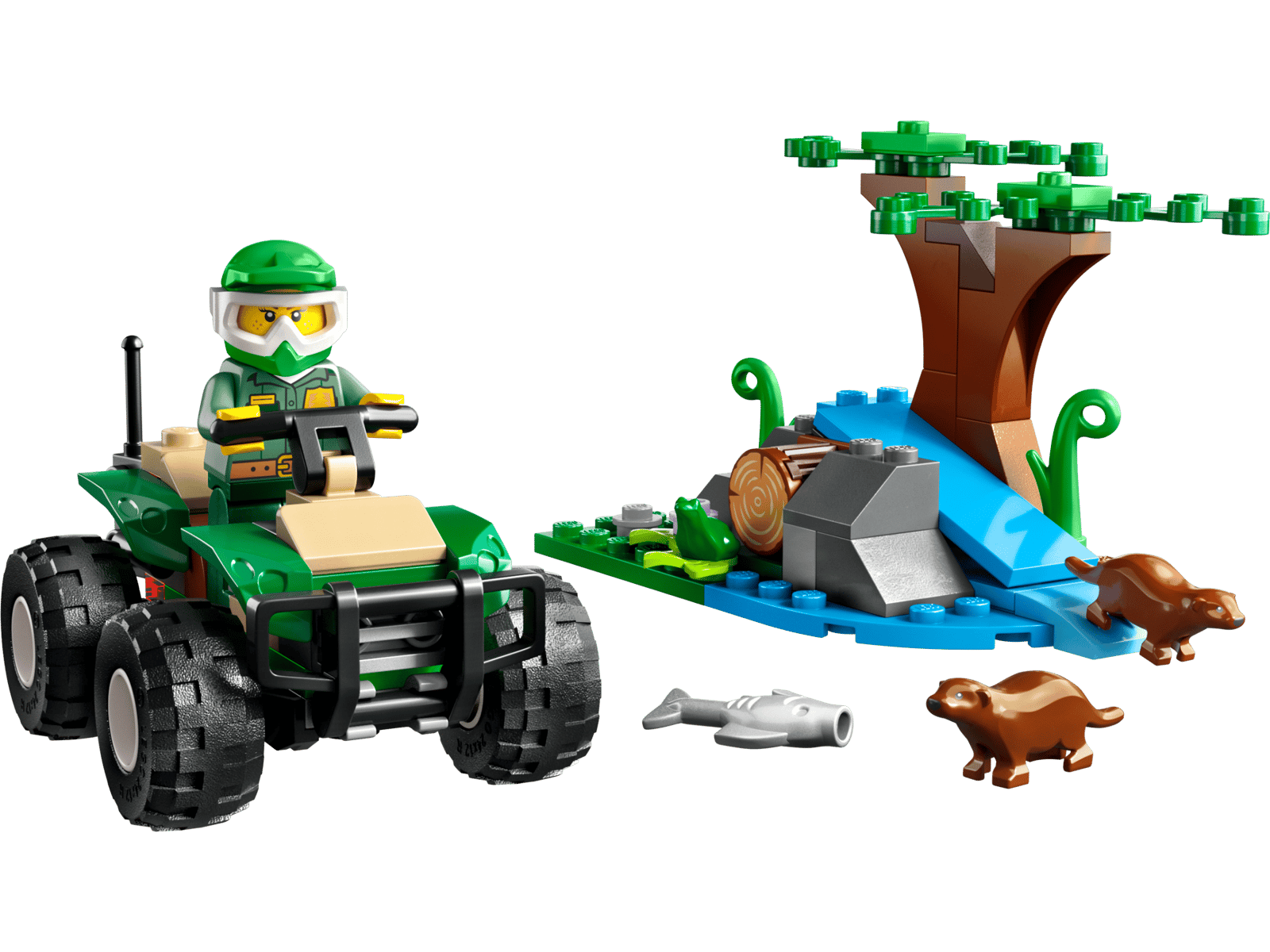 LEGO City ATV and otter Habitat Set (60394)