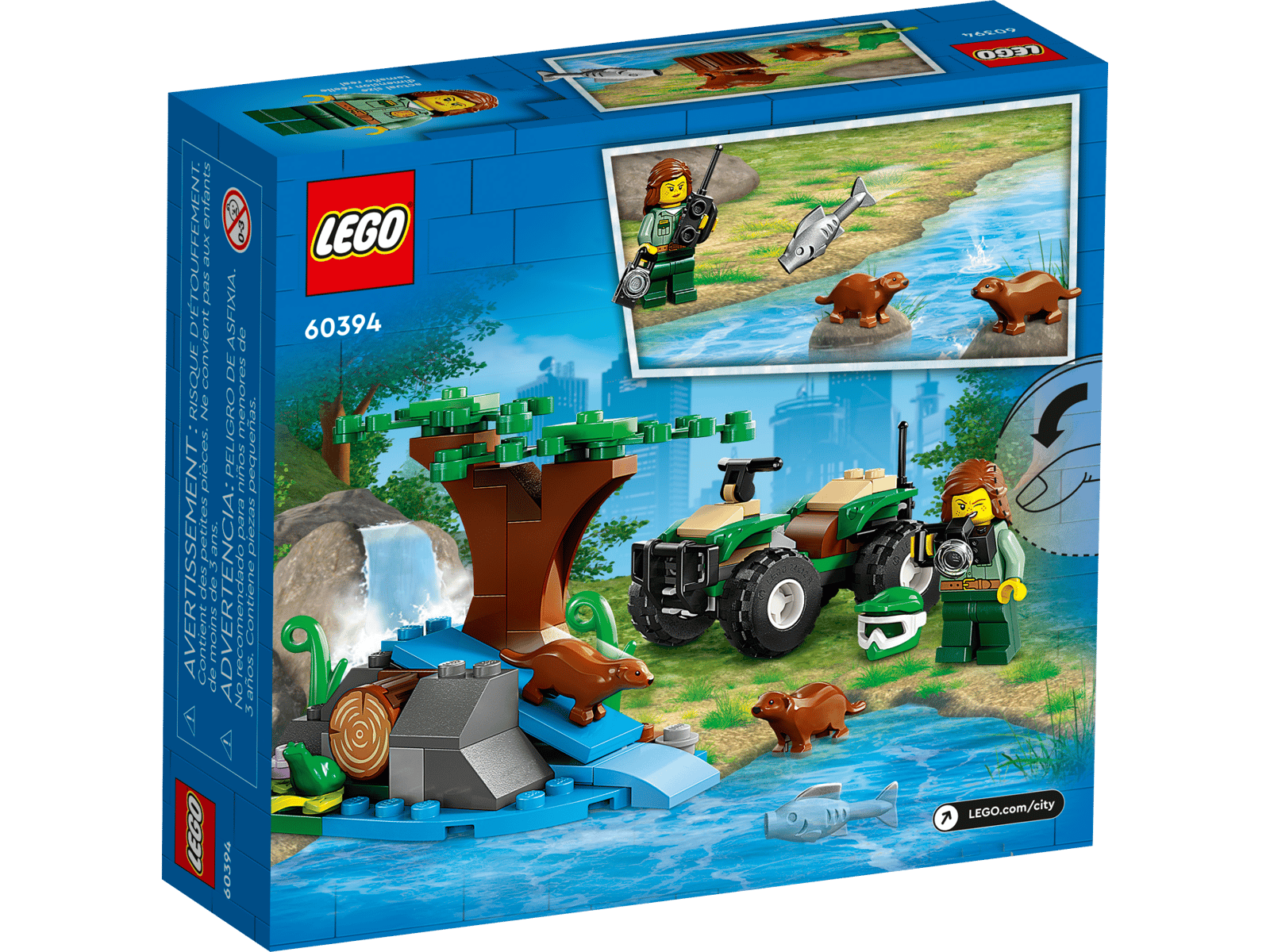 LEGO City ATV and otter Habitat Set (60394)
