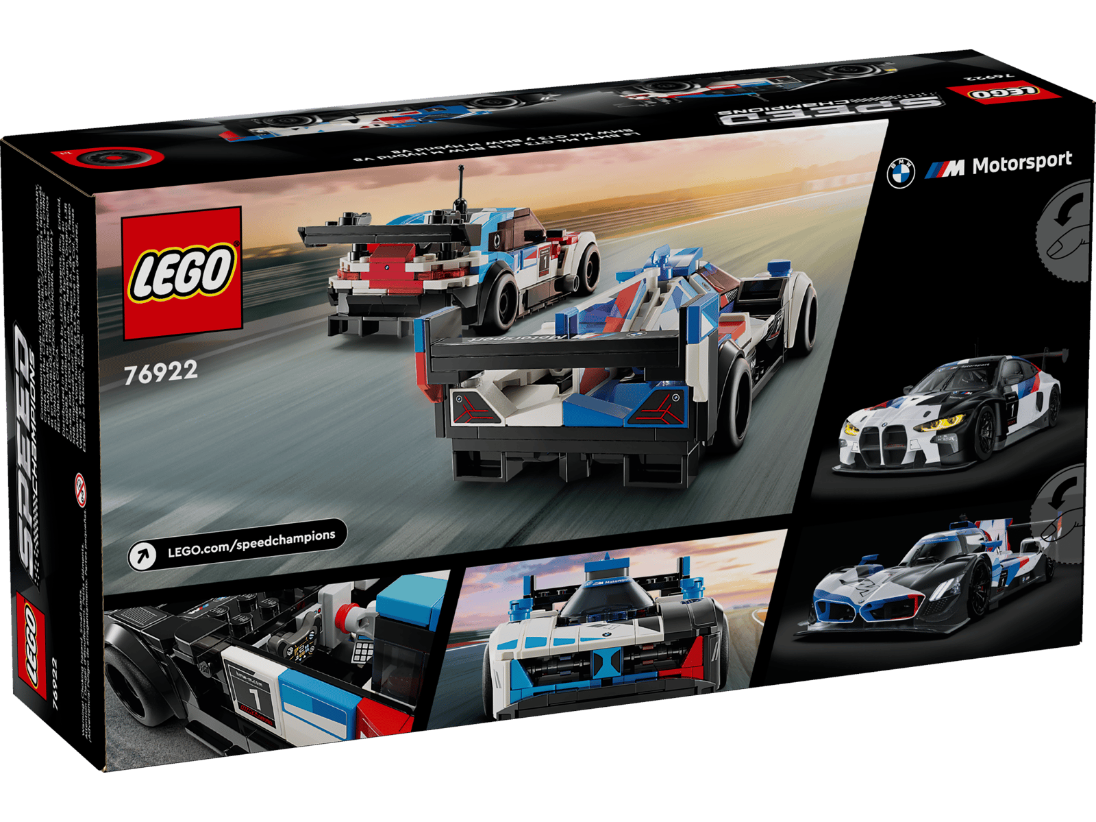 LEGO Speed Champions BMW M4 GT3 & BMW M Hybrid V8 Set (76922)