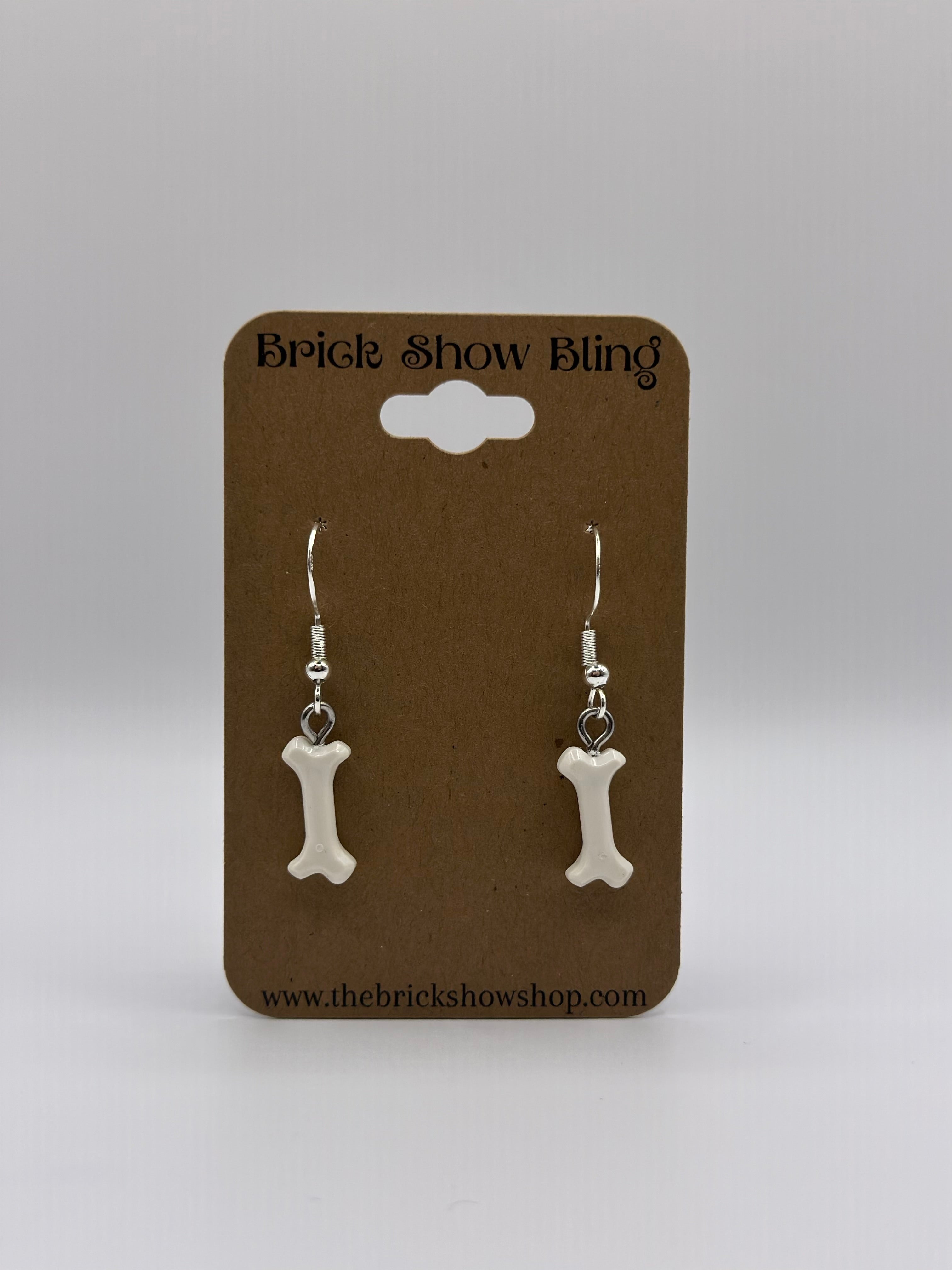 Bone (Small) Earrings made from LEGO Parts