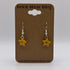 Gold Star Earrings made from LEGO Parts