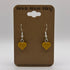 Gold Heart Earrings made from LEGO Parts