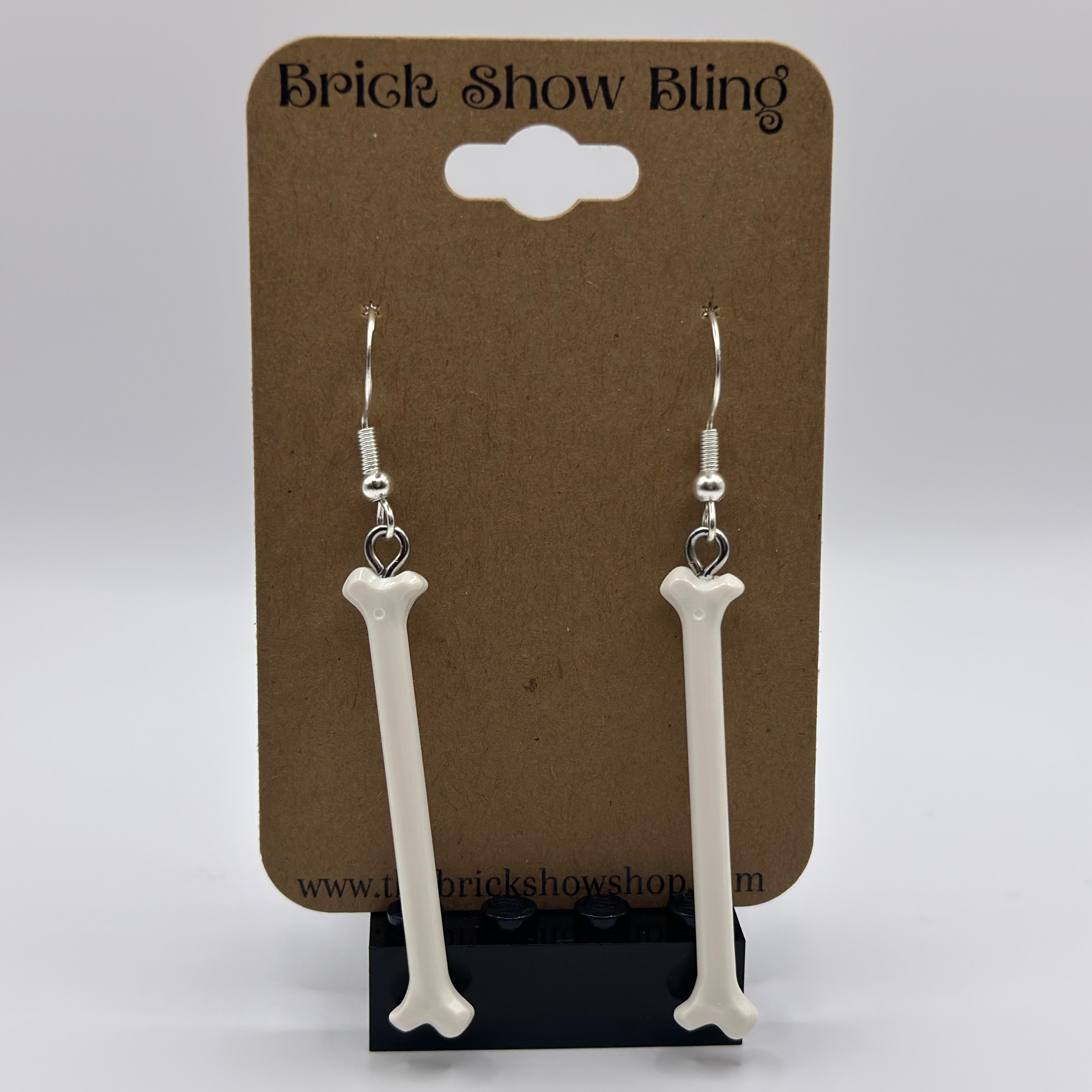 Bone (Long) Earrings made from LEGO Parts