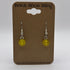 Trans-Yellow Stud Earrings made from LEGO Parts
