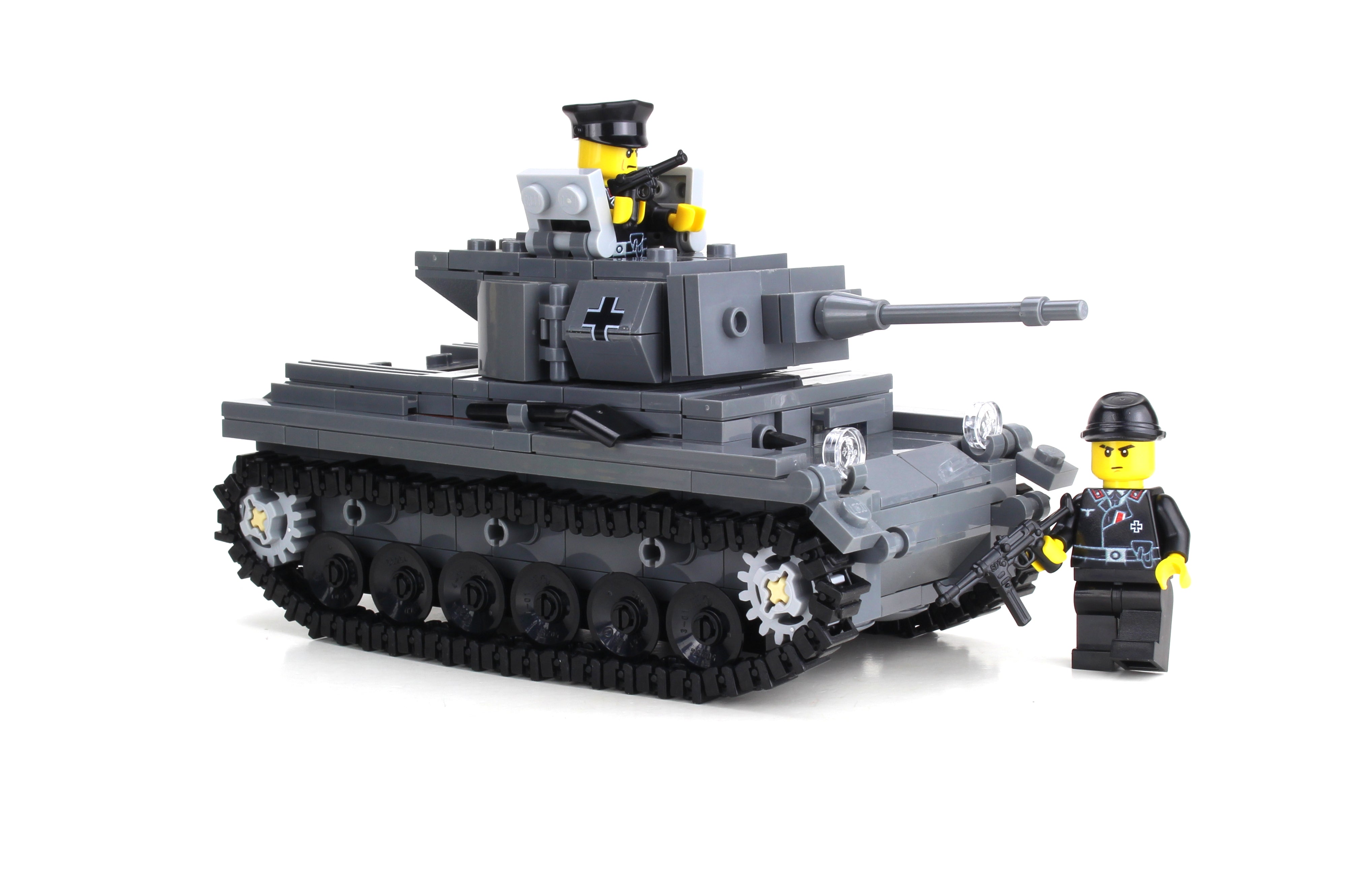 Deluxe Panzer - Custom WW2 Military Set made using LEGO bricks