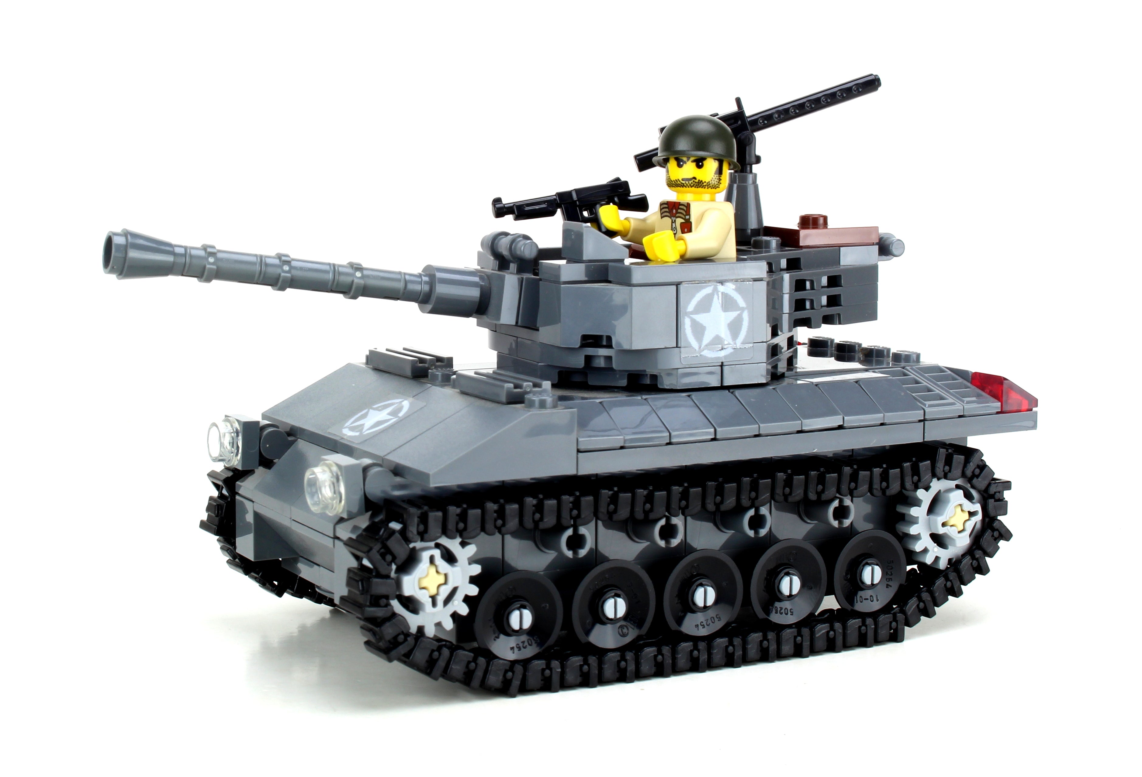 Deluxe M18 Hellcat WW2 Tank - Custom LEGO WW2 Military Set