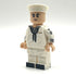 U.S. Navy Dress White Uniform Custom Minifigure - Bricks At War