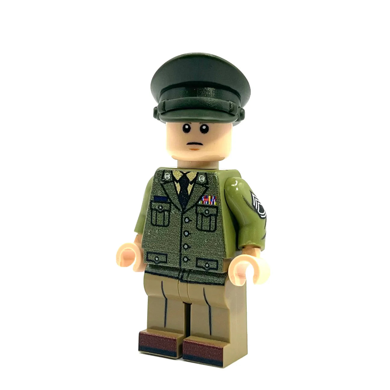 Custom US Army Dress Uniform Minifigure made using LEGO parts - Bricks At War
