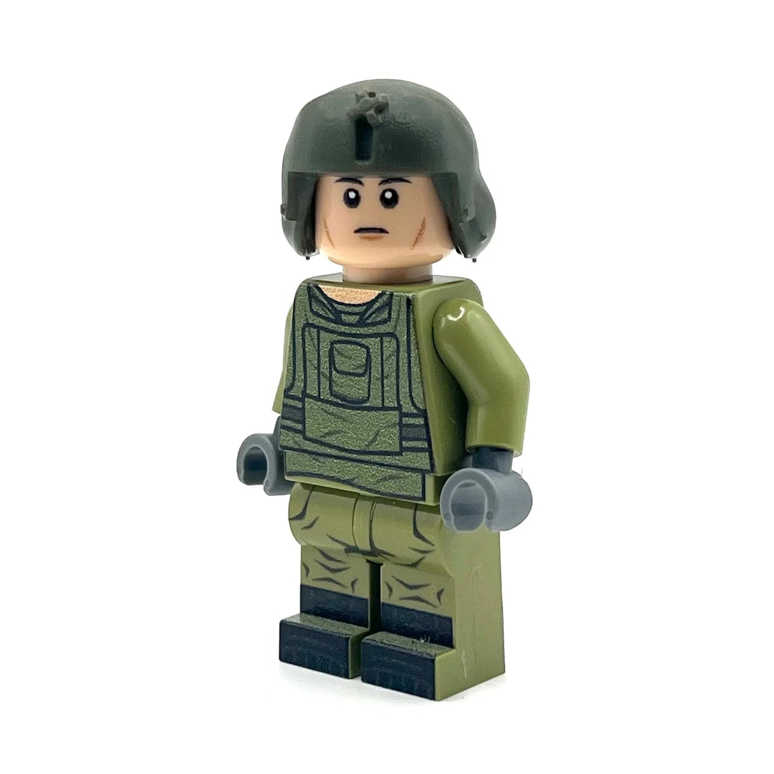 Custom Vietnam Era U.S. Helicopter Pilot Minifigure - Bricks At War