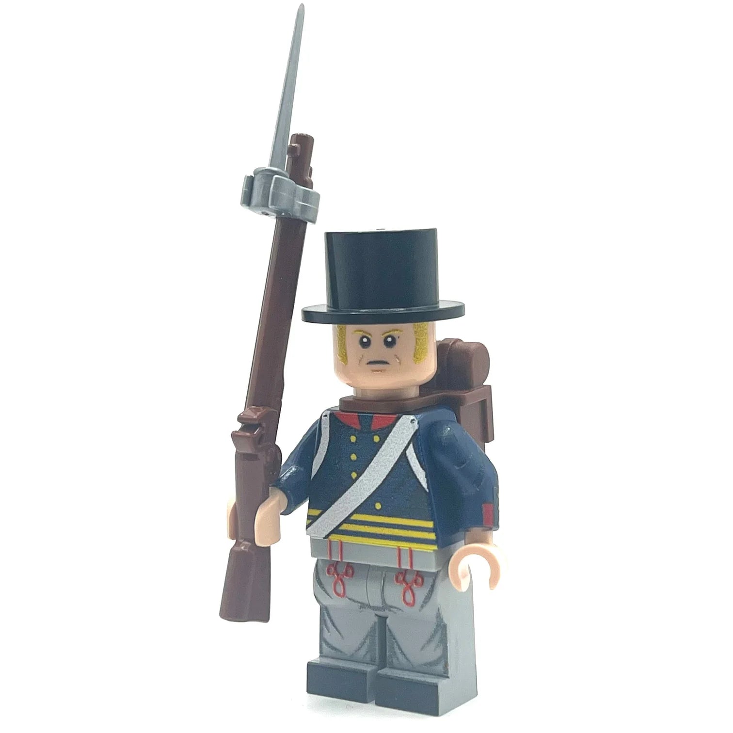 Custom Napoleonic War Swedish Soldier Minifigure - Bricks At War
