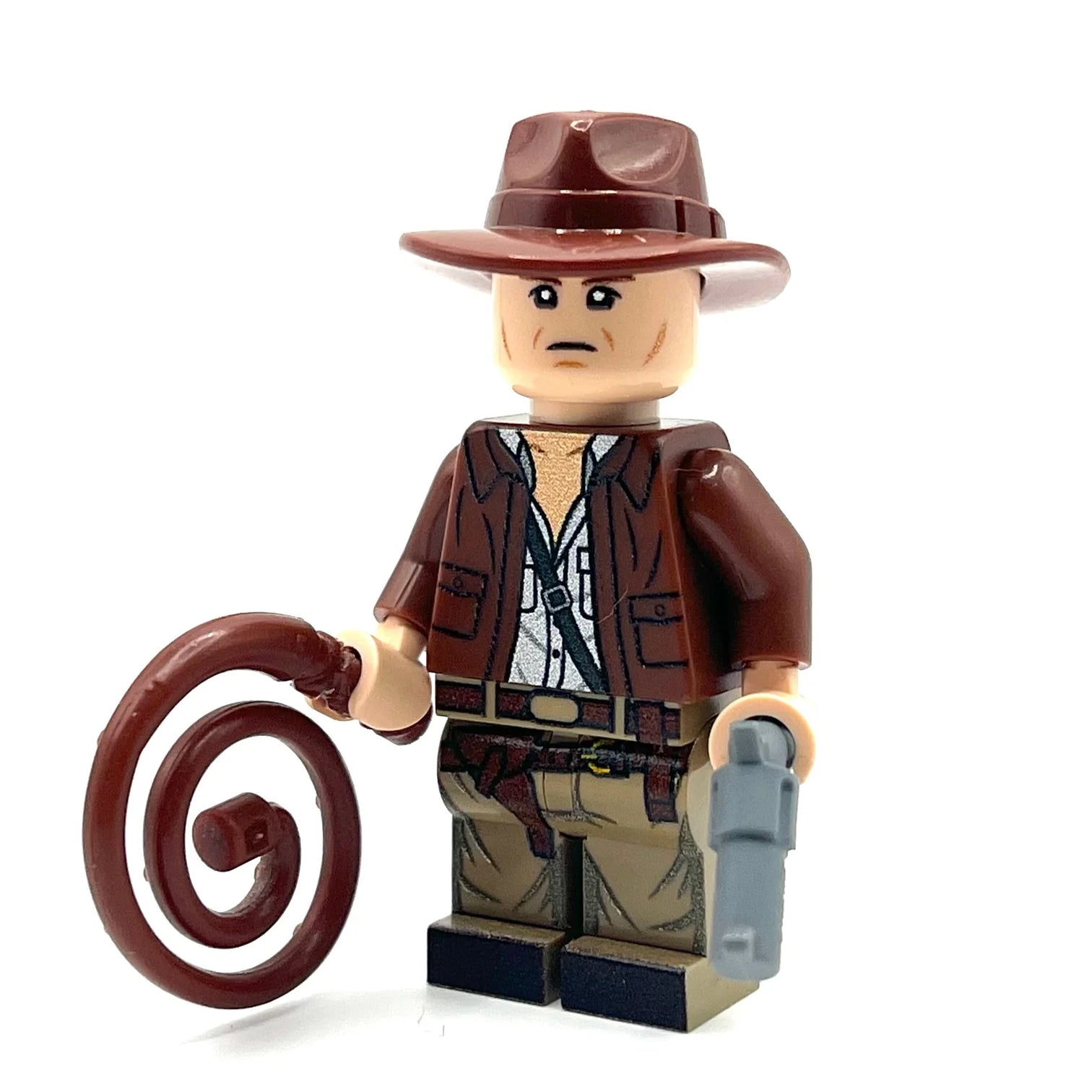 Dr. Indy Custom Minifig made using LEGO parts - Bricks at War