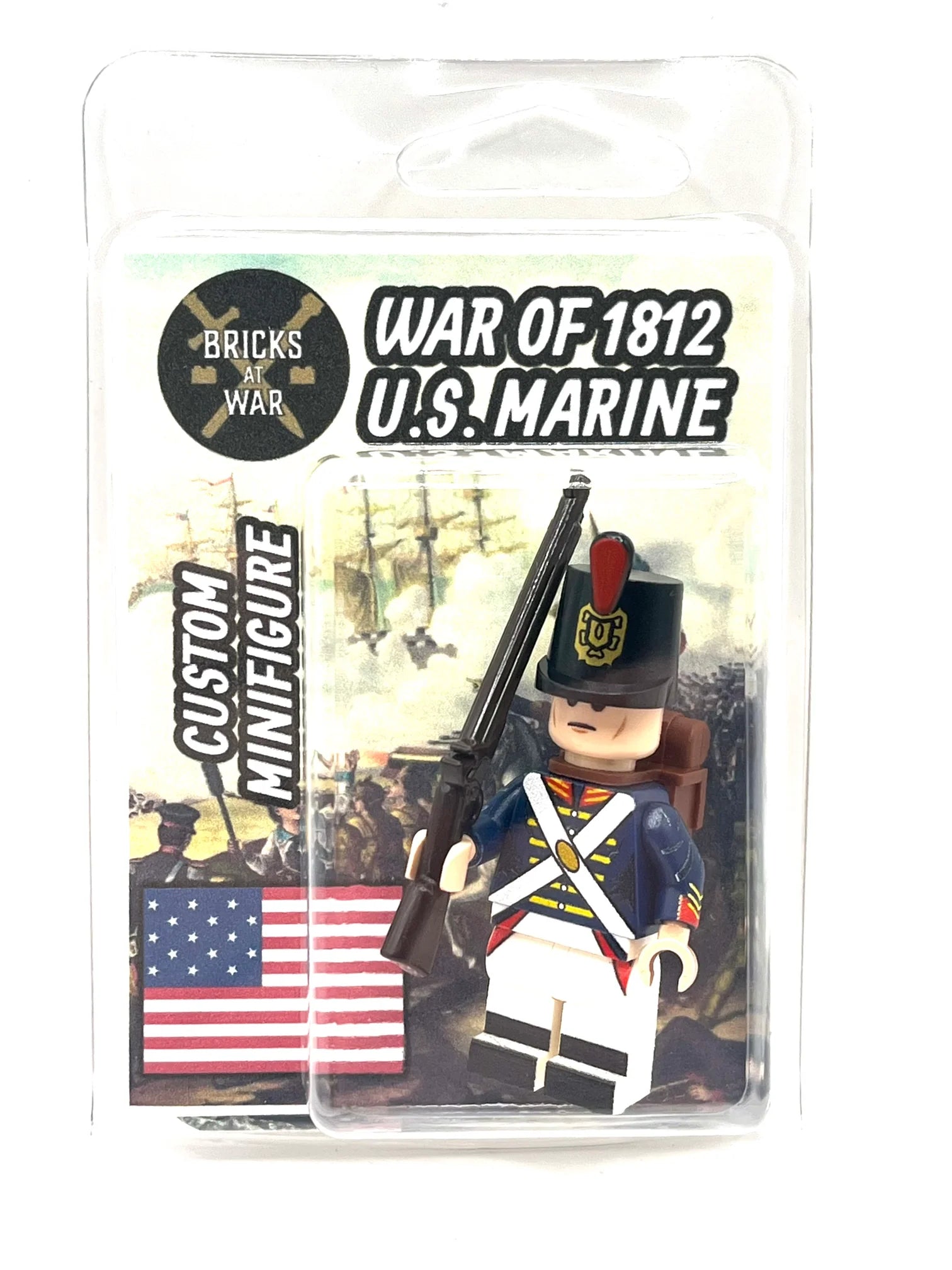War of 1812 U.S. Marine Custom Minifigure - Bricks At War
