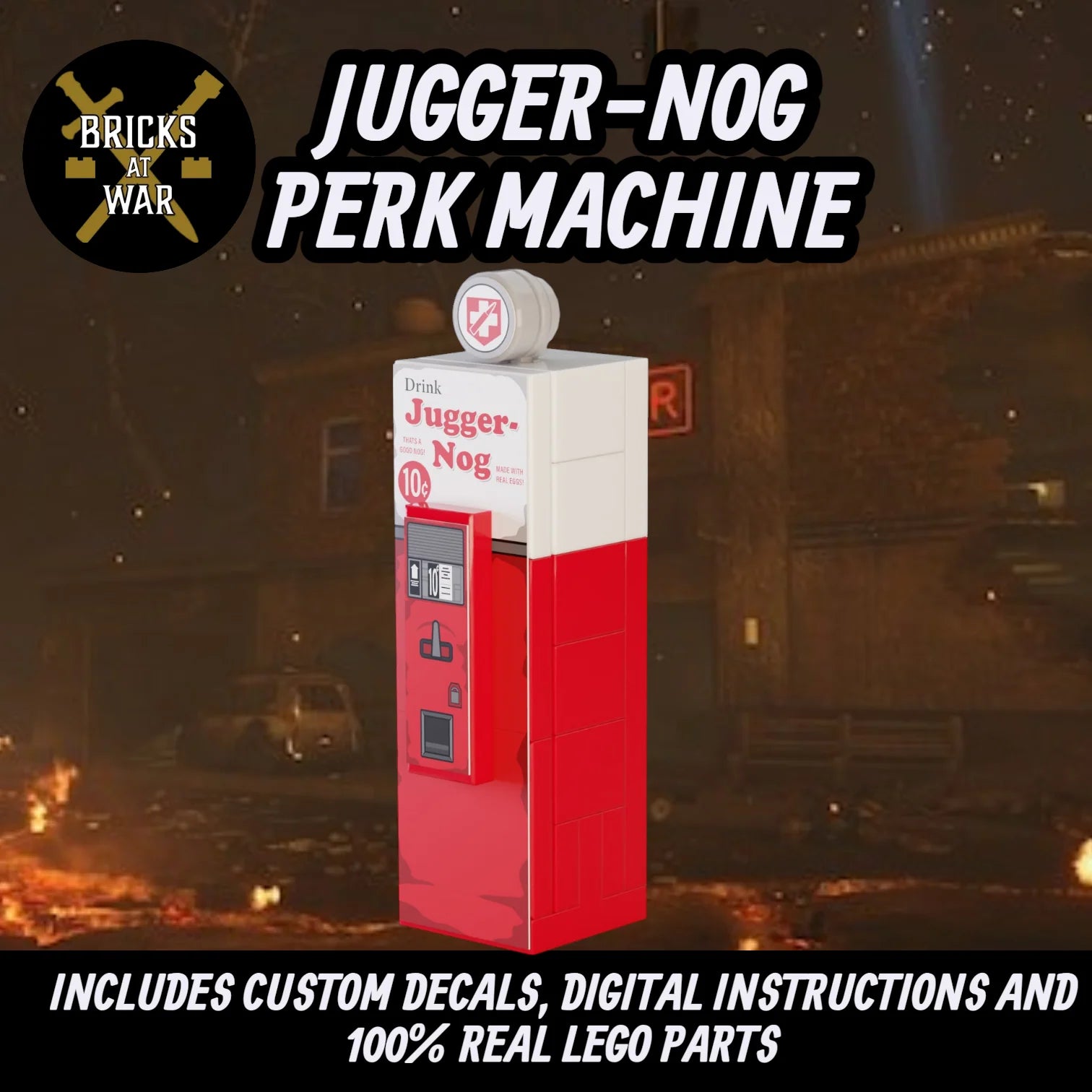 Jugger-Nog Perk Machine Custom Kit - Bricks At War