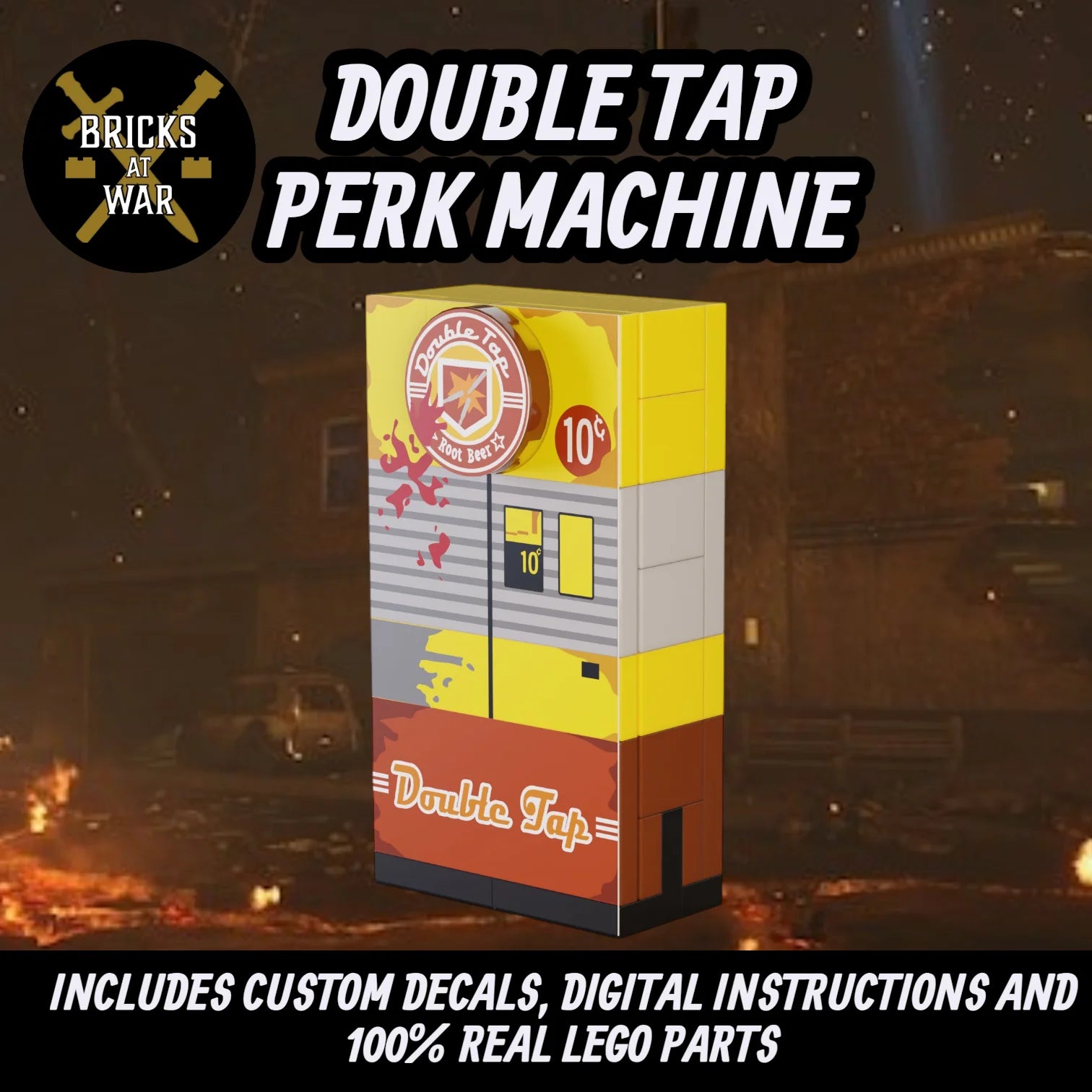 Double Tap Perk Machine Custom Kit - Bricks At War