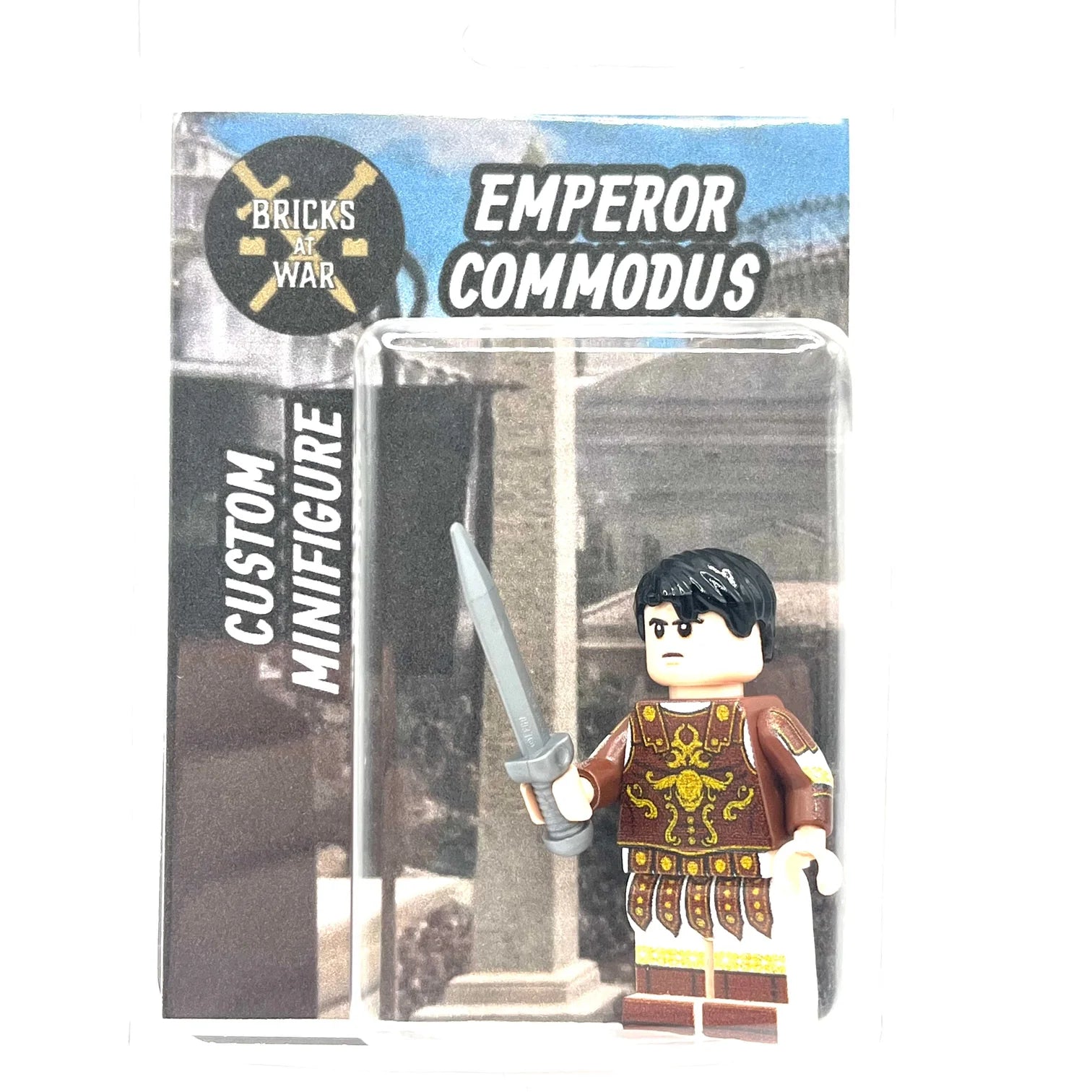 Emperor Commodus Custom Minifigure - Bricks At War