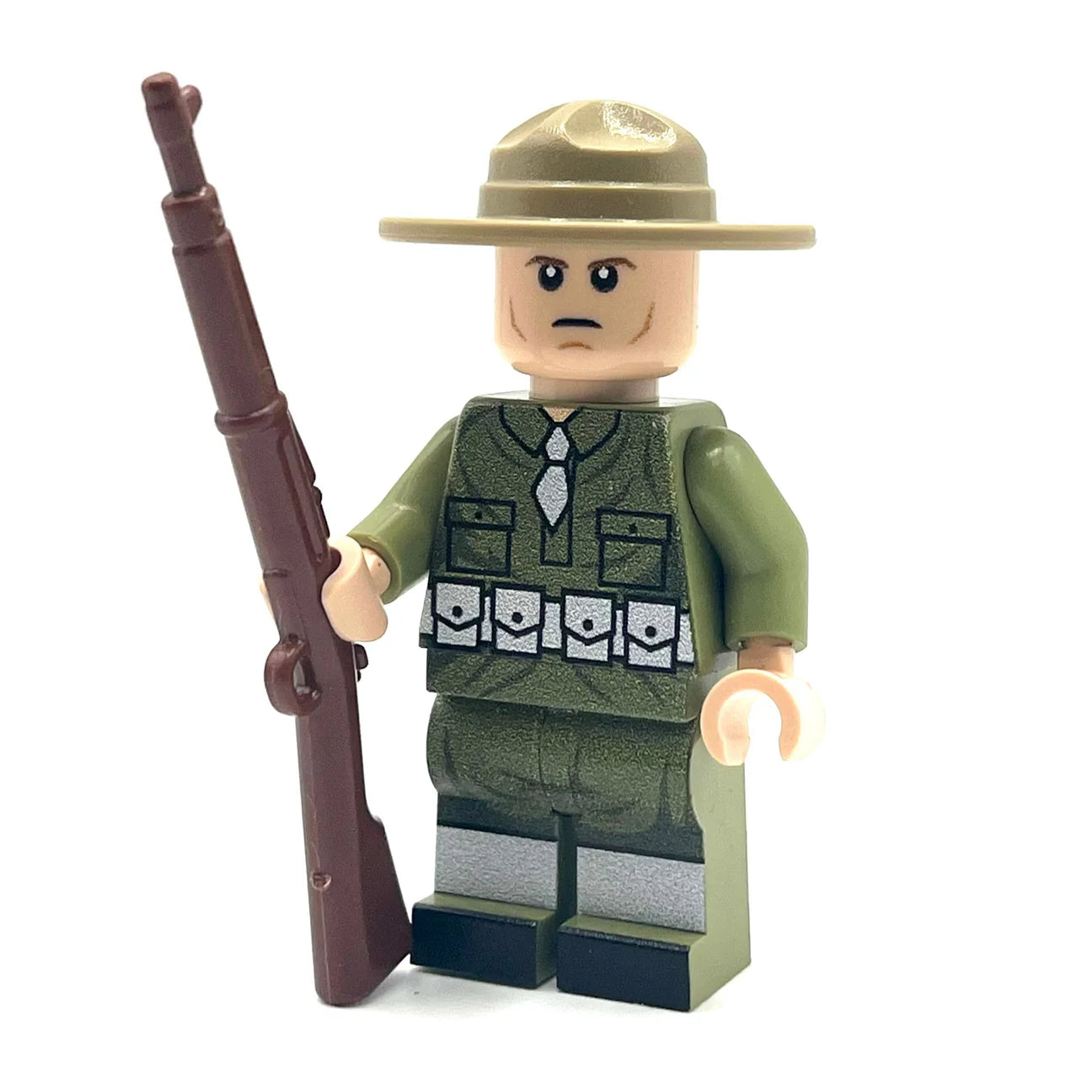 Custom WW1 U.S. Marine Minifigure - Bricks At War