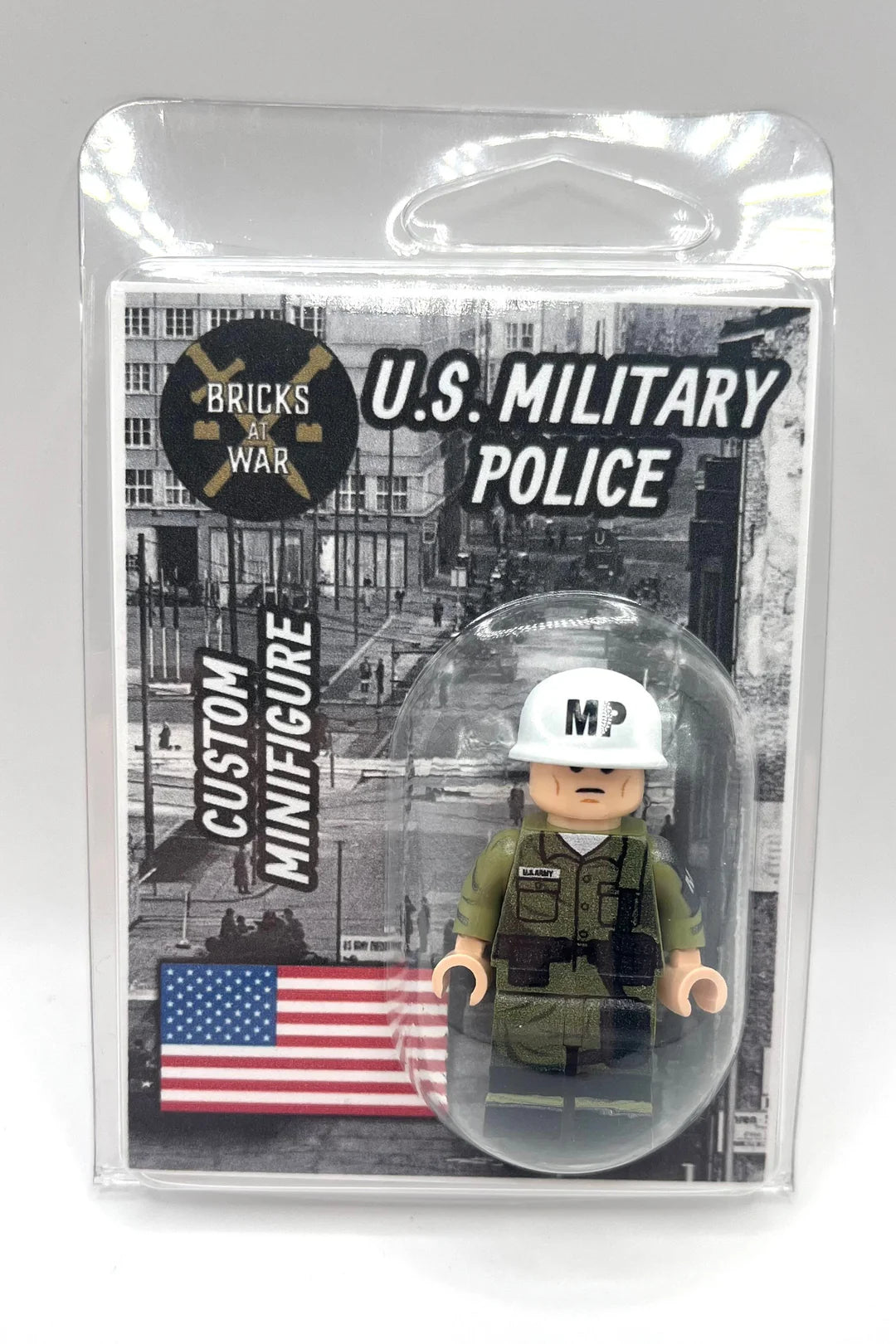 Custom U.S. Military Police Minifigure - Bricks At War