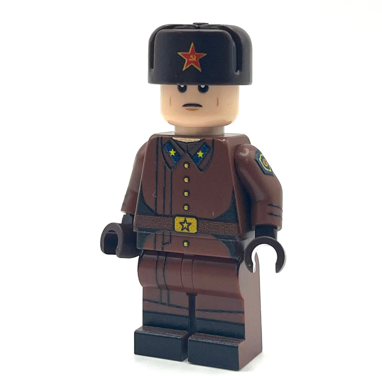 Custom Soviet KGB Officer Minifigure - Bricks At War