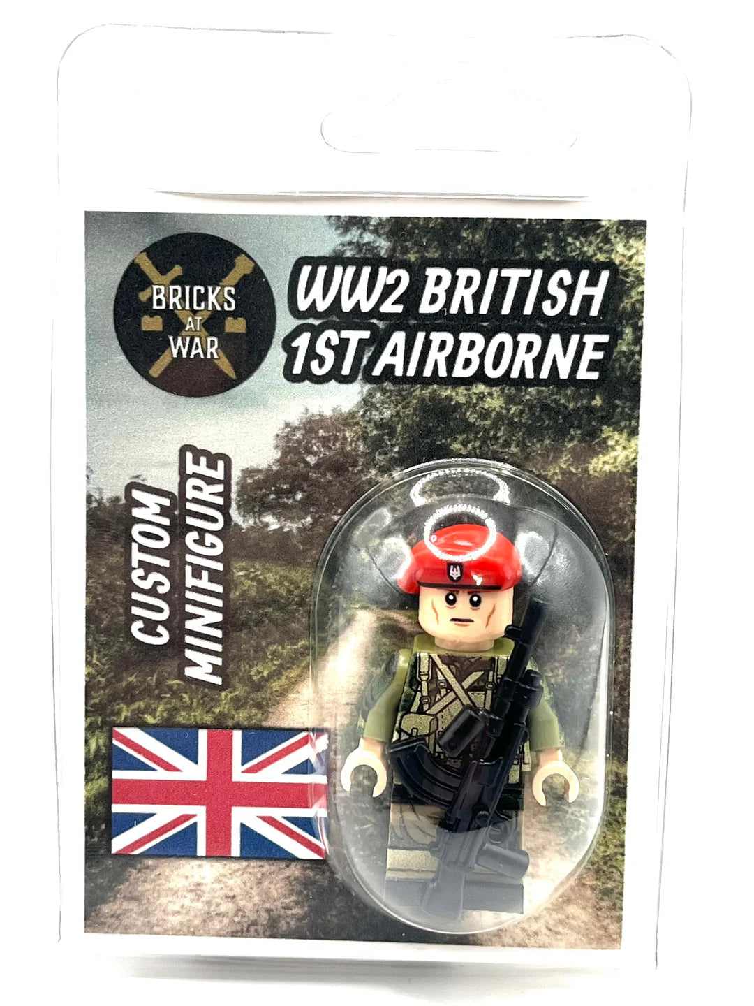 Custom WWII British 1st Airborne Minifigure - Bricks At War