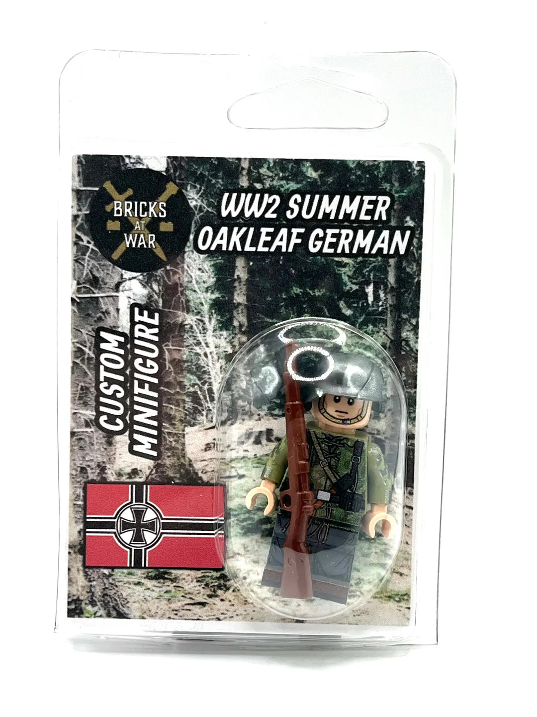 Custom WWII Summer Oakleaf German Minifigure - Bricks At War